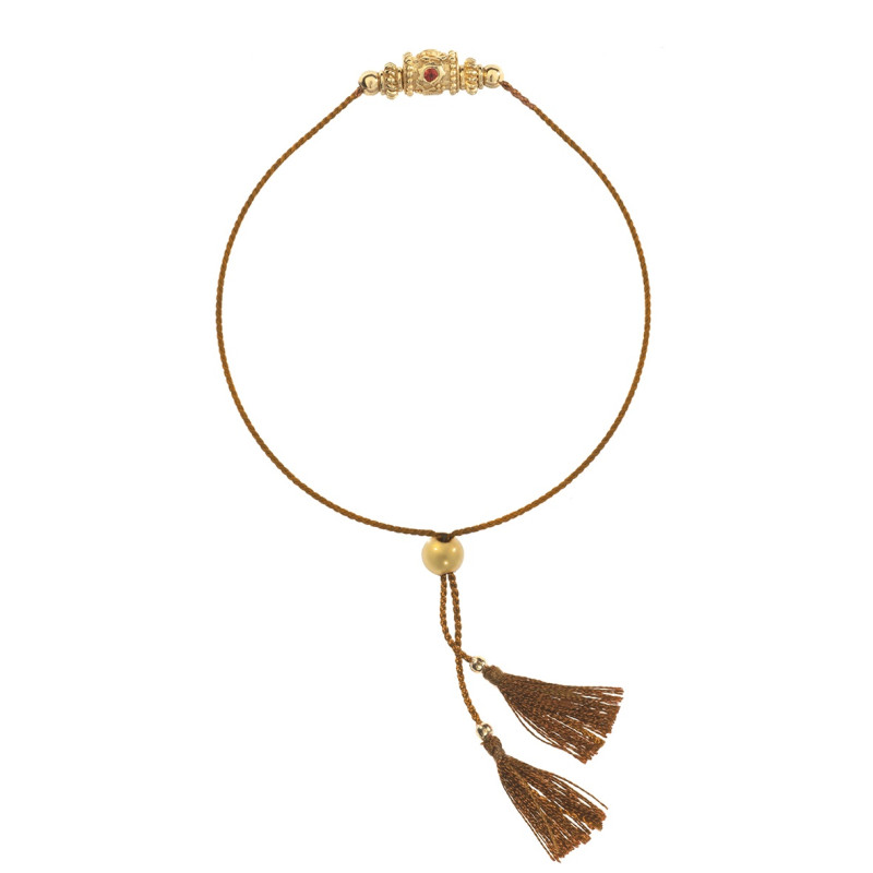 Bracelet Rakhi 1 Grenat