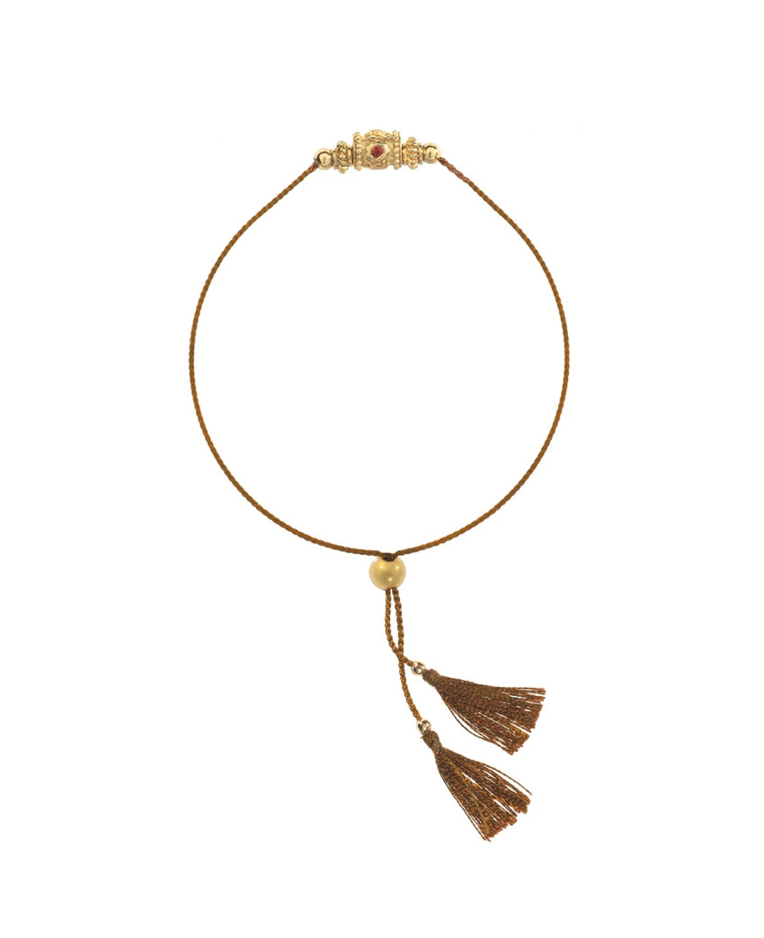Bracelet Rakhi 1 Grenat