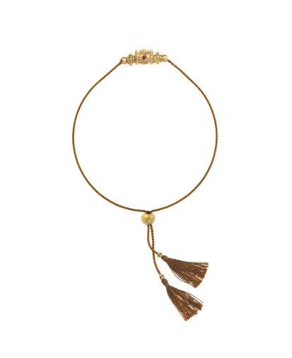 Bracelet Rakhi 1 Grenat