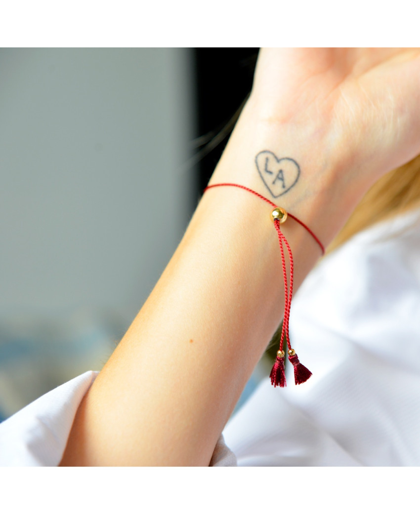 Bracelet Rakhi 1 Grenat