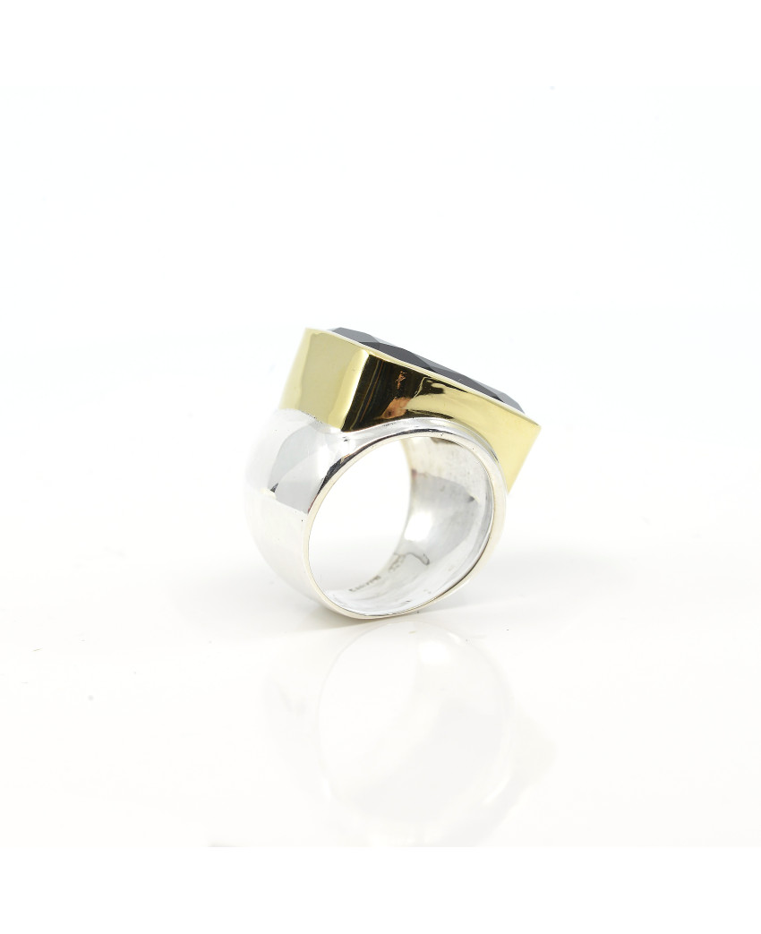 Birdy  - Bague Agathe Lingo Quartz fumé