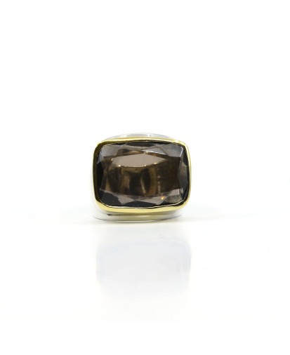 Birdy  - Bague Agathe Lingo Quartz fumé
