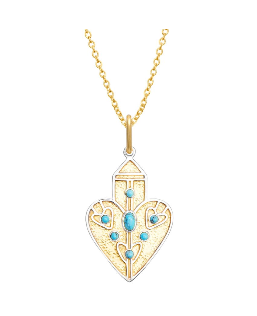 Dorothée Sausset - Collier Anahata XL Turquoise