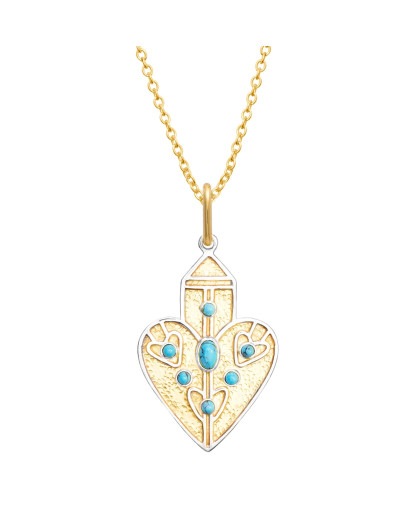 Dorothée Sausset - Collier Anahata XL Turquoise