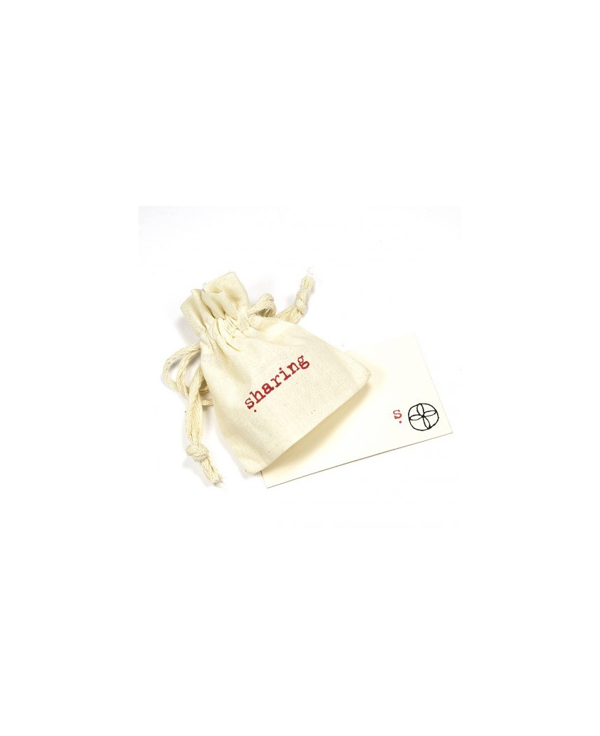 Sharing - Collier Short Tibet Quartz Rutile Doré