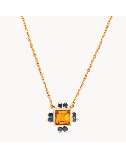 Collier Les Lucioles 2 Citrine