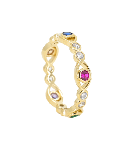 Birdy - Bague Eye Multico