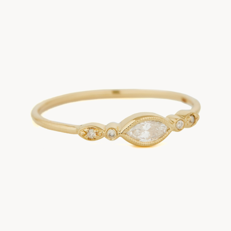 Bague Diamant Marquise