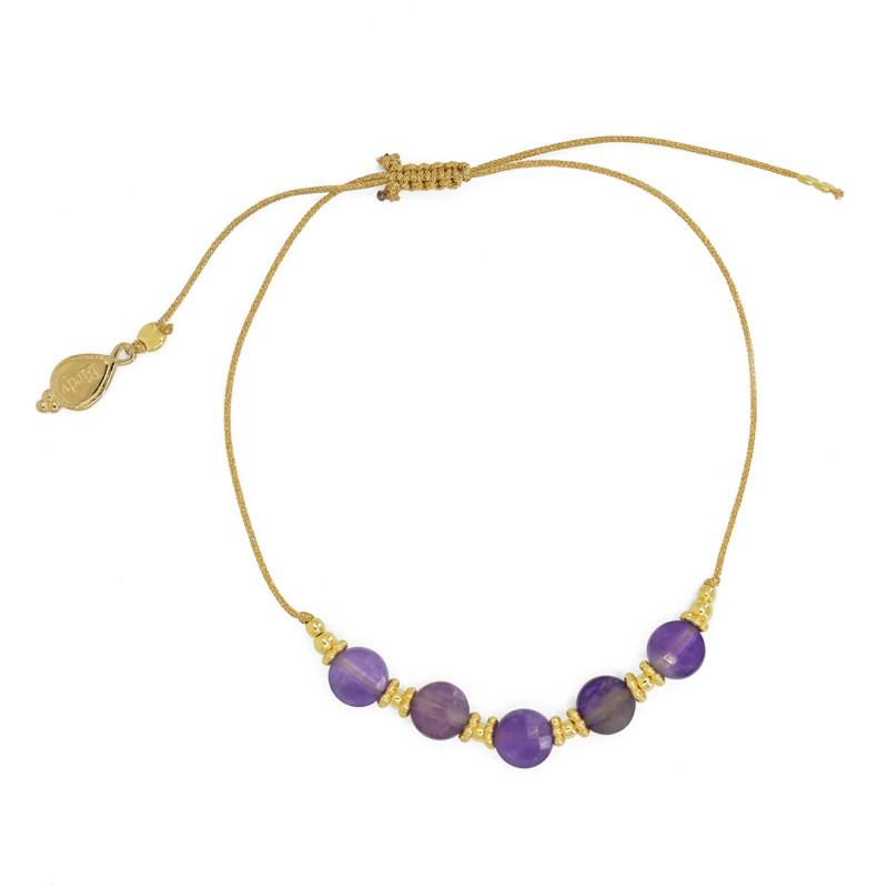 Birdy - Bracelet Litho Amethyste