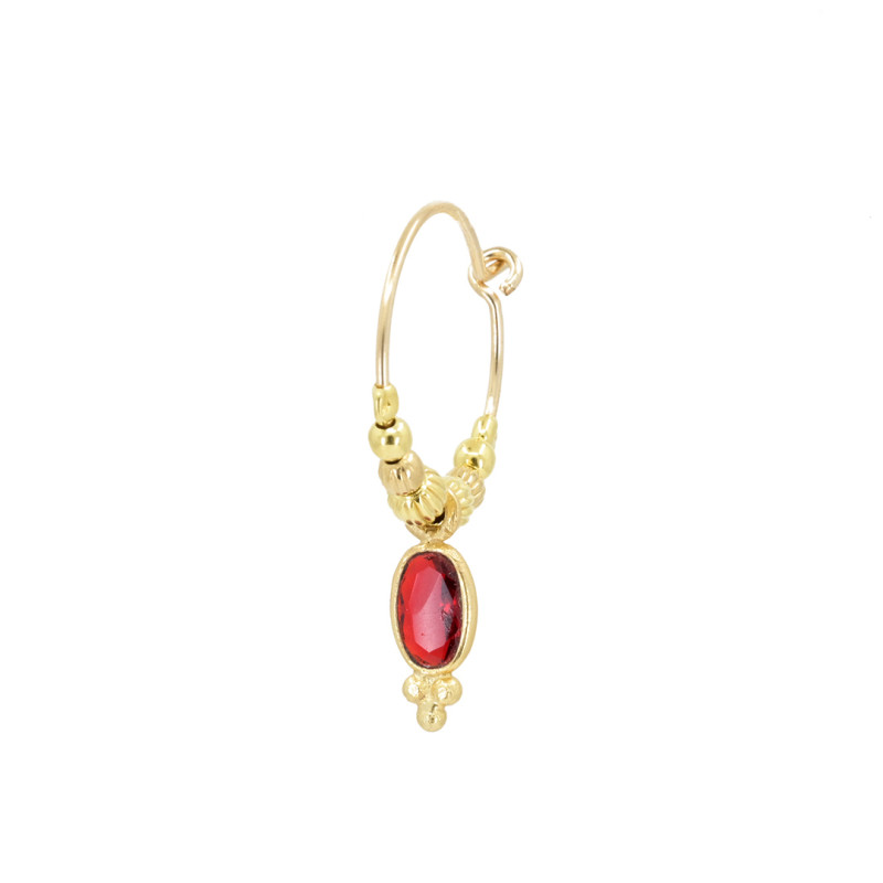 Birdy - Créole Mini Bindi Rubellite
