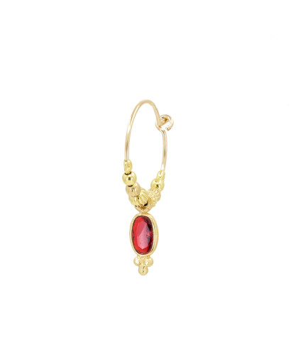 Birdy - Créole Mini Bindi Rubellite