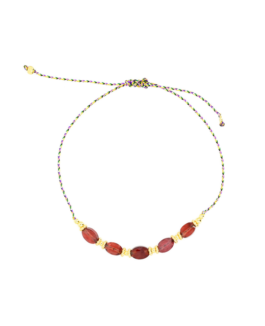 Birdy - Bracelet Litho Grenat