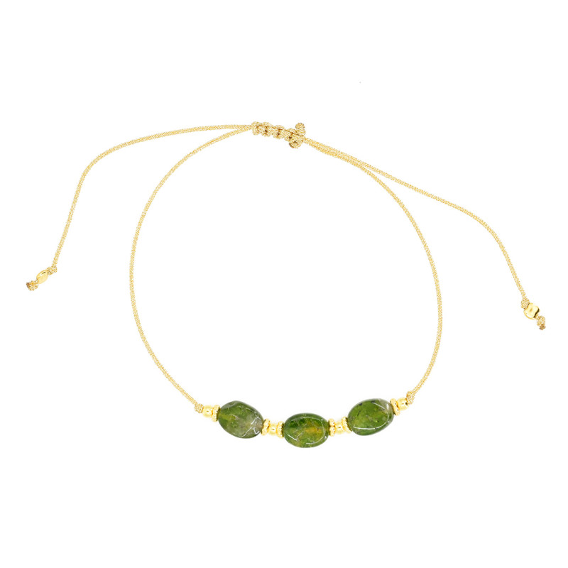 Birdy - Bracelet Litho Tourmaline Verte 2
