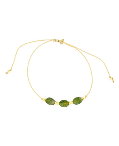 Birdy - Bracelet Litho Tourmaline Verte 2