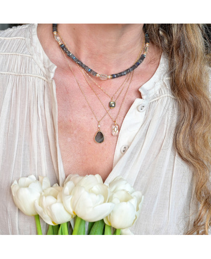 Hanka - Ïn - Collier Inside Labradorite