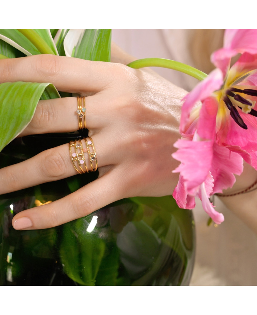 Caroline Najman - Bague Drib Deluxe Bleu
