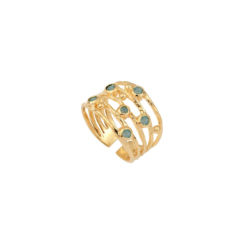 Caroline Najman - Bague Drib Deluxe Bleu