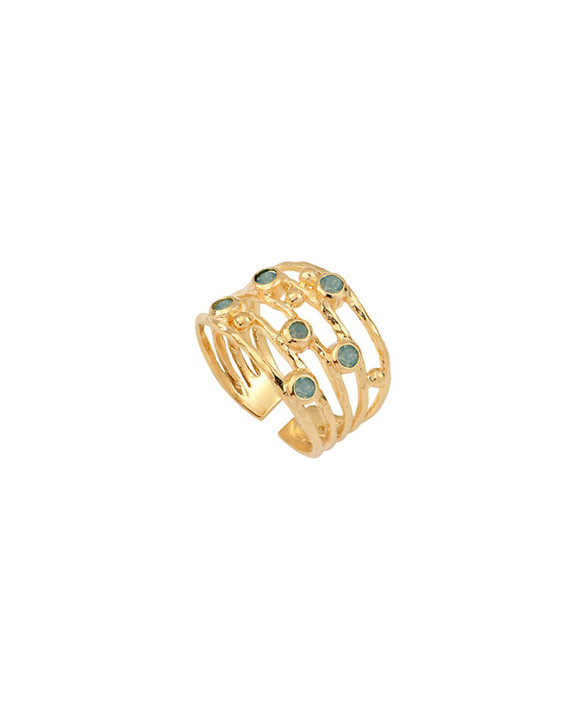 Caroline Najman - Bague Drib Deluxe Bleu