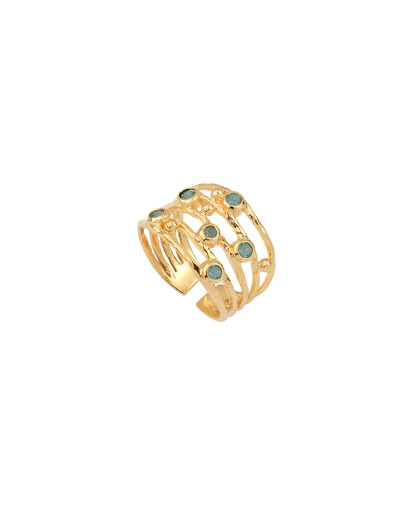 Caroline Najman - Bague Drib Deluxe Bleu