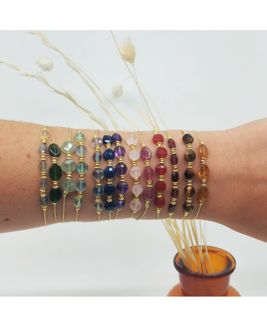 Birdy - Bracelet Litho Amethyste