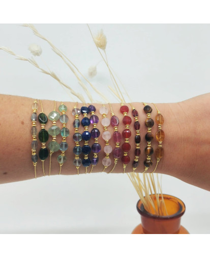 Birdy - Bracelet Litho Amethyste