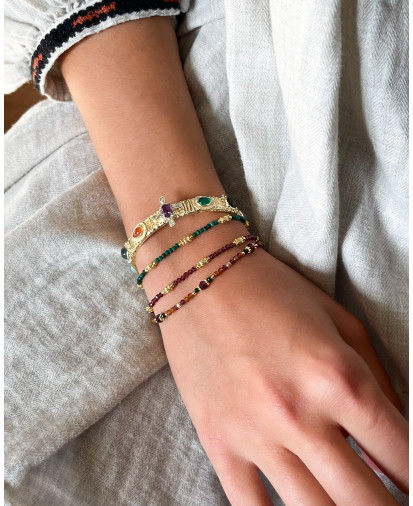Birdy - Bracelet Angelika Mini Malachite